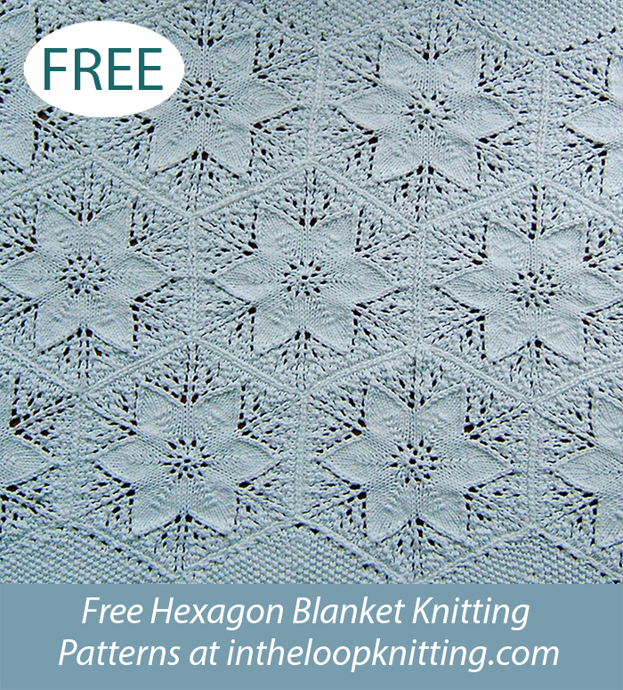 Free Mountain Laurel Counterpane Blanket Knitting Pattern