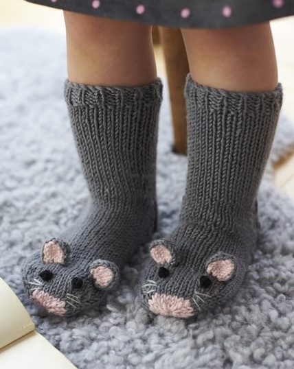 Free Knitting Pattern for Mouse Socks