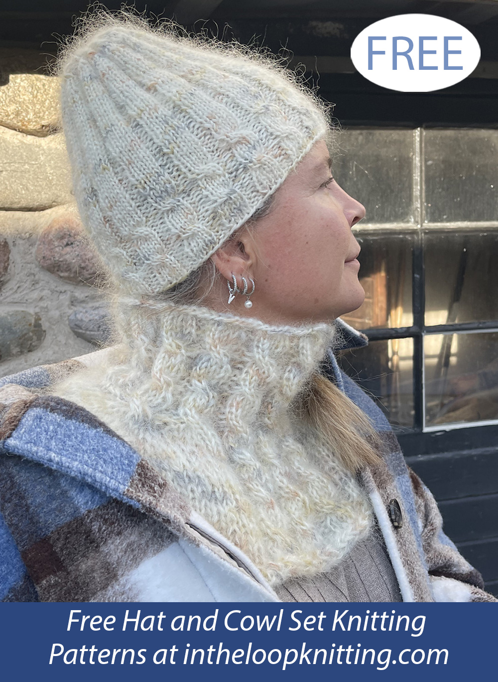 Free Mrs Winters Beanies and Neck Collar Cowl Knitting Pattern