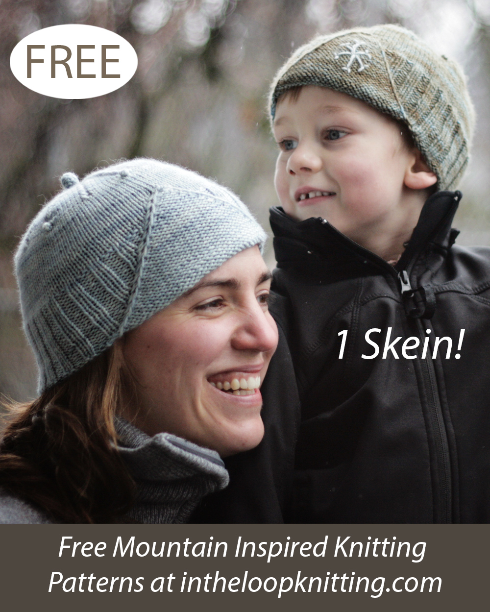 Free Mt. Hood Snow Cap Hat Knitting Pattern
