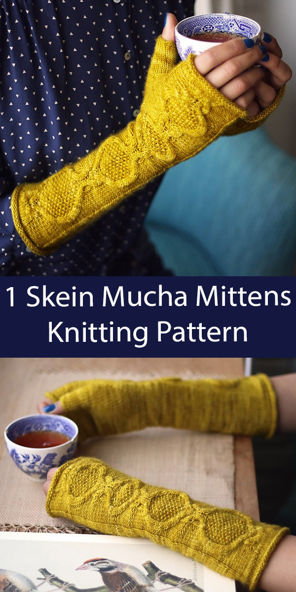 Mitts Knitting Pattern Mucha Mittens