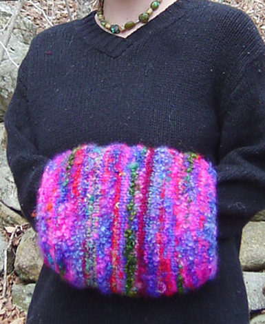 Free Knitting Pattern for Muff
