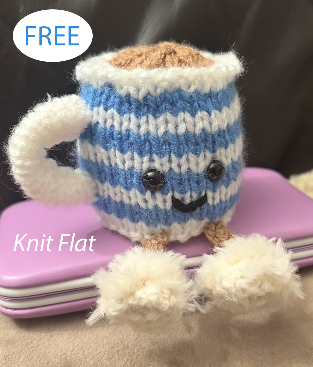 Free Mug of Tea Toy Tea Lover Knitting Pattern