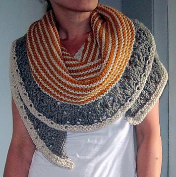 Free knitting pattern for Muh Muhs Shawl