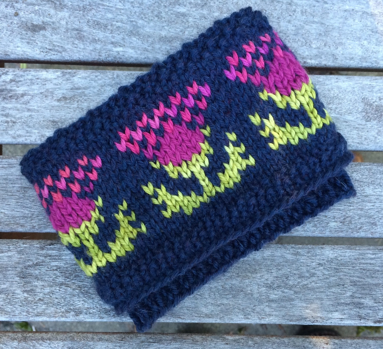 Free Knitting Pattern for Muir Glenn Thistle Boot Toppers
