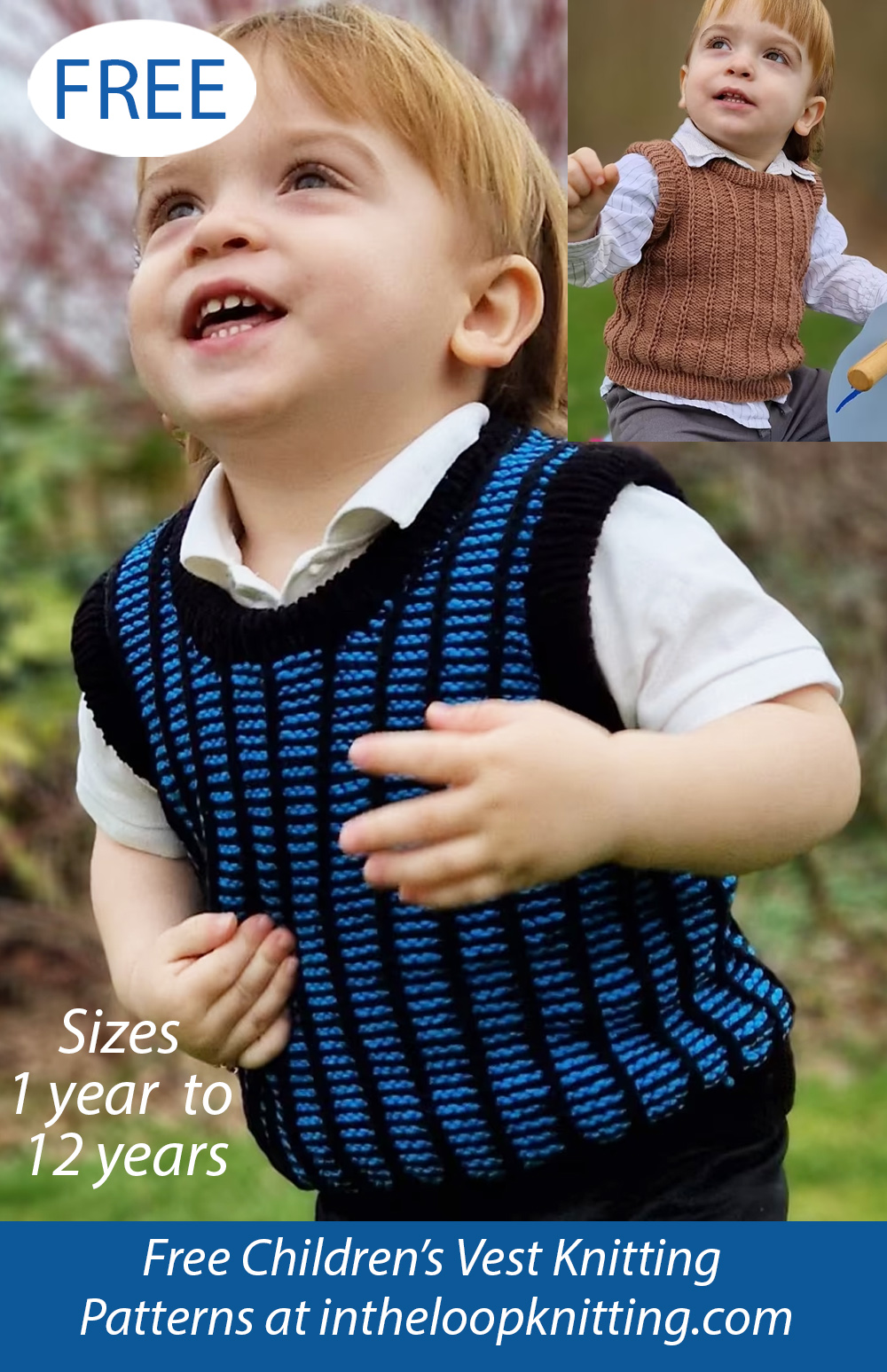 Free Murex  Child Vest Knitting Pattern