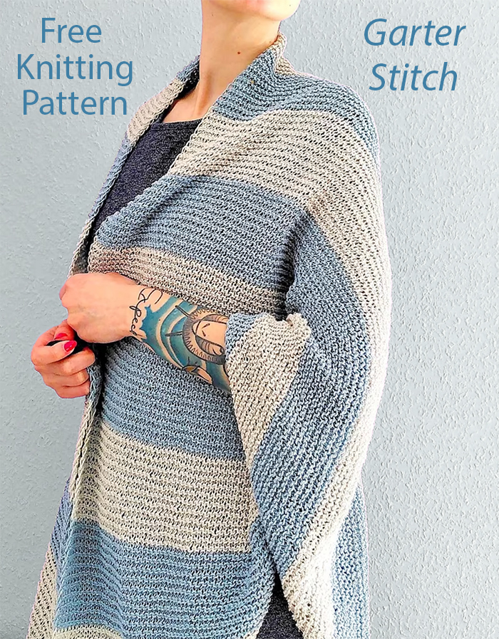 Free Knitting Pattern Garter Stitch Shell Seeker's Shawl