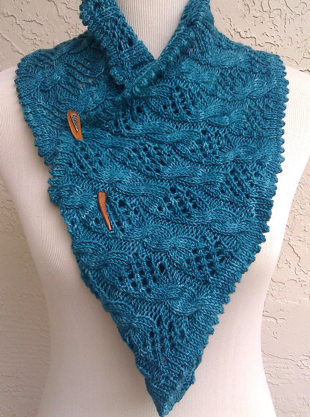 Free Knitting Pattern for My Dolphin Cowl