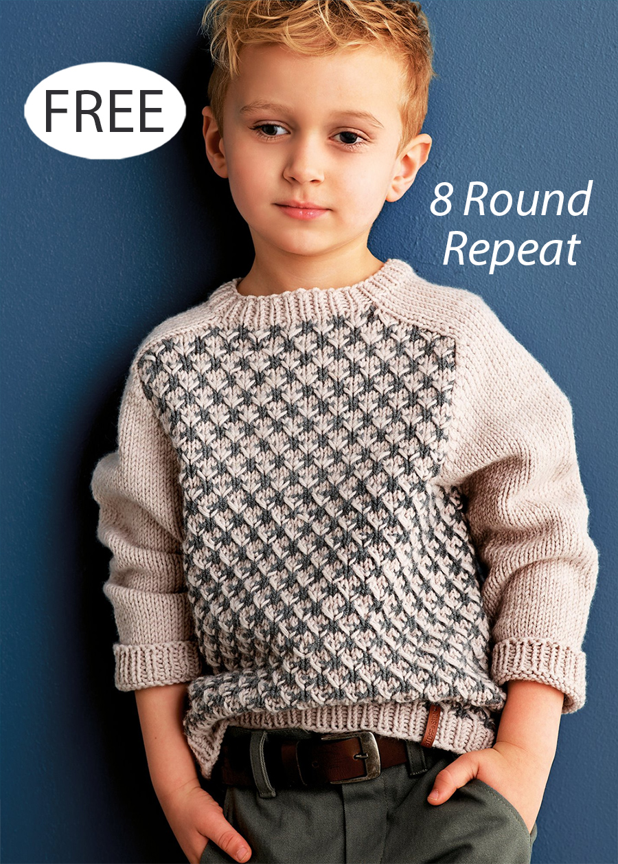 Free My Little Man Sweater Knitting Pattern