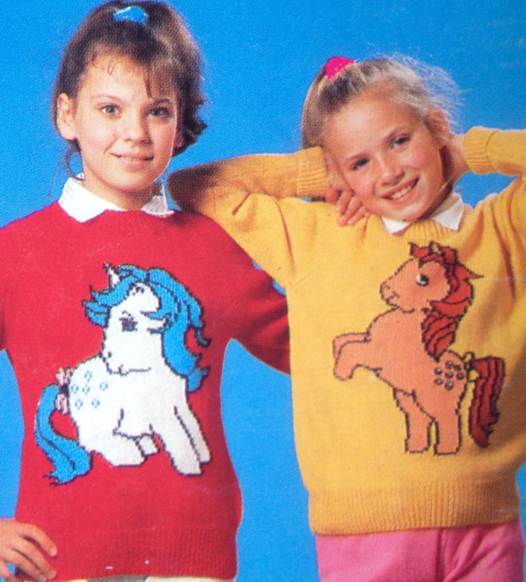 Knitting Patterns for My Little Pony Sweaters