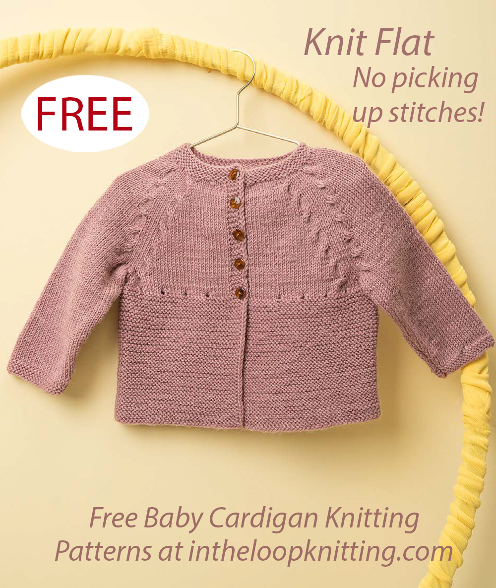 Free My Little Pride and Joy Cardigan Knitting Pattern