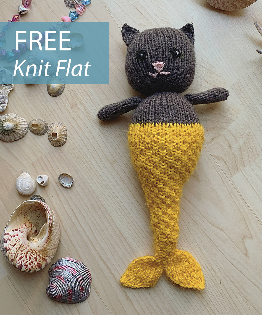Free Cat Mermaid Knitting Pattern My Little Purrmaid
