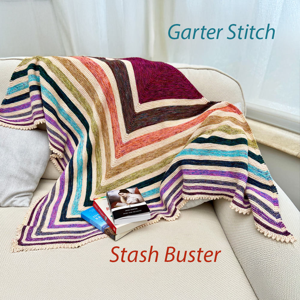 Reading Shawl Knitting Pattern