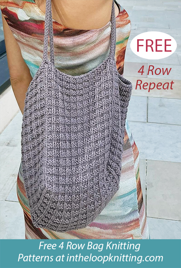 Free Mykonos Tote Knitting Pattern