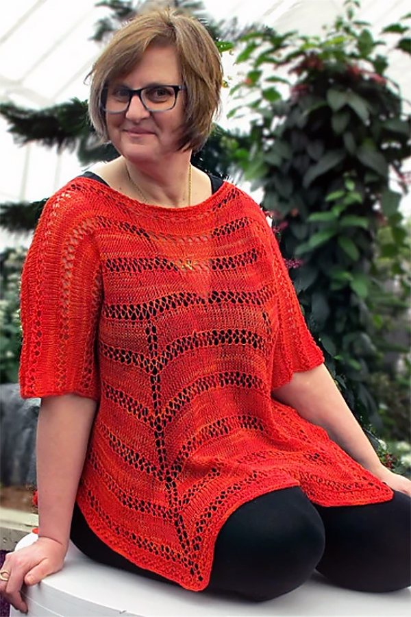 Free Knitting Pattern for Myliu  Top