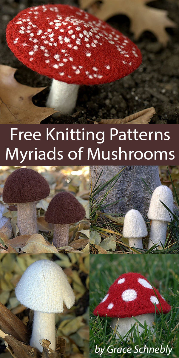 Myriads of Mushrooms Free Knitting Pattern