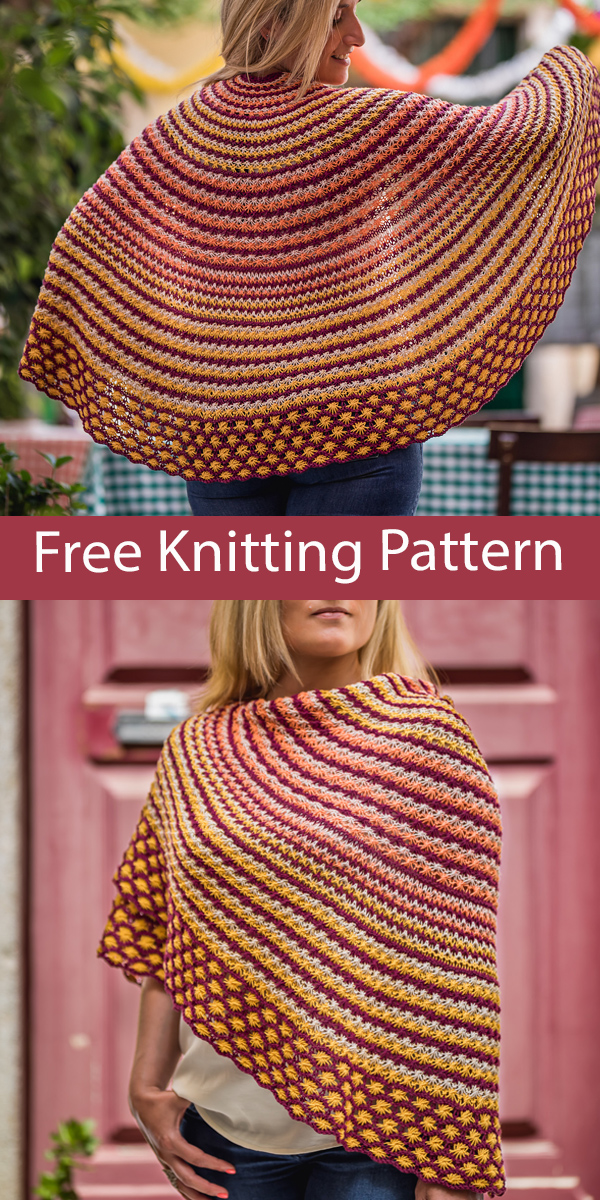 Free Knitting Pattern Namorico Shawl