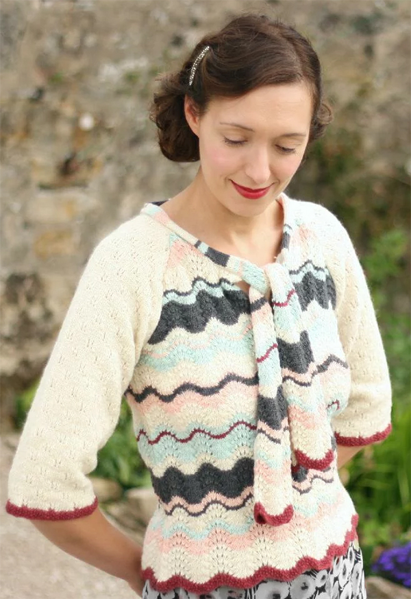 Knitting Pattern for Nancy Sweater