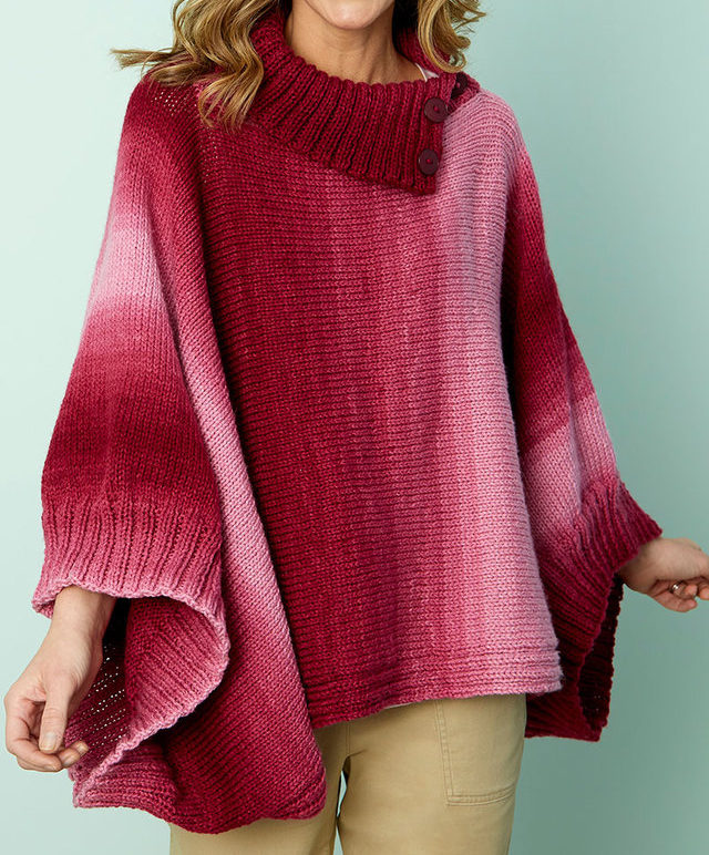 Sleeved Poncho Knitting Patterns- In the Loop Knitting