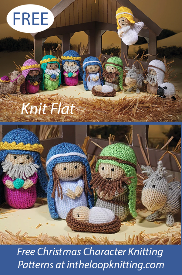 Knitting Pattern for Christmas Nativity Set