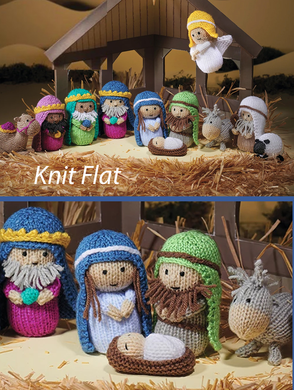 Knitting Pattern for Christmas Nativity Set