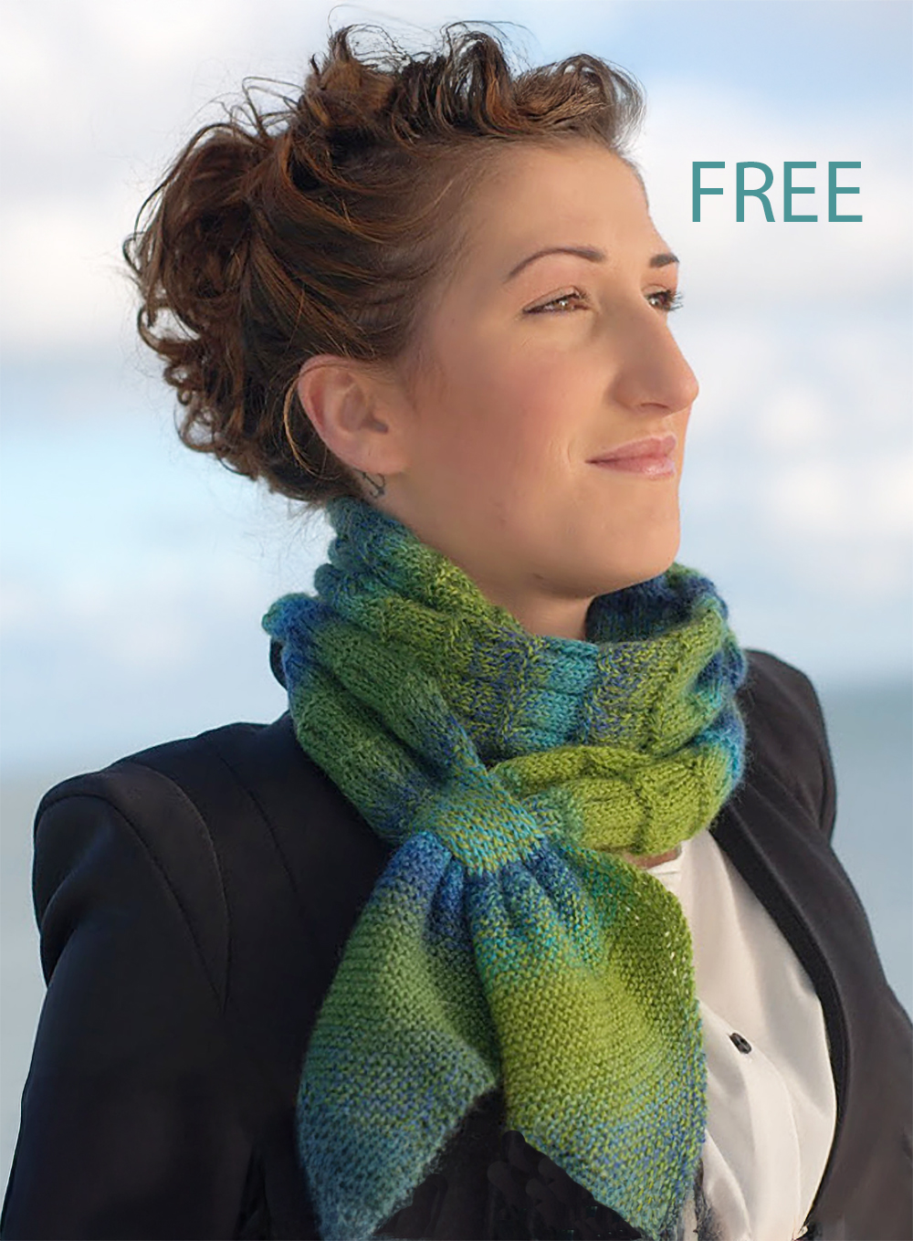 Free Neckfish Scarf Knitting Pattern