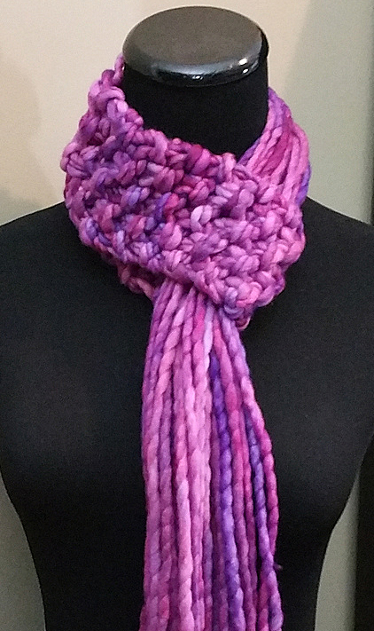 Free knitting pattern for Necks Big Thing quick easy scarf