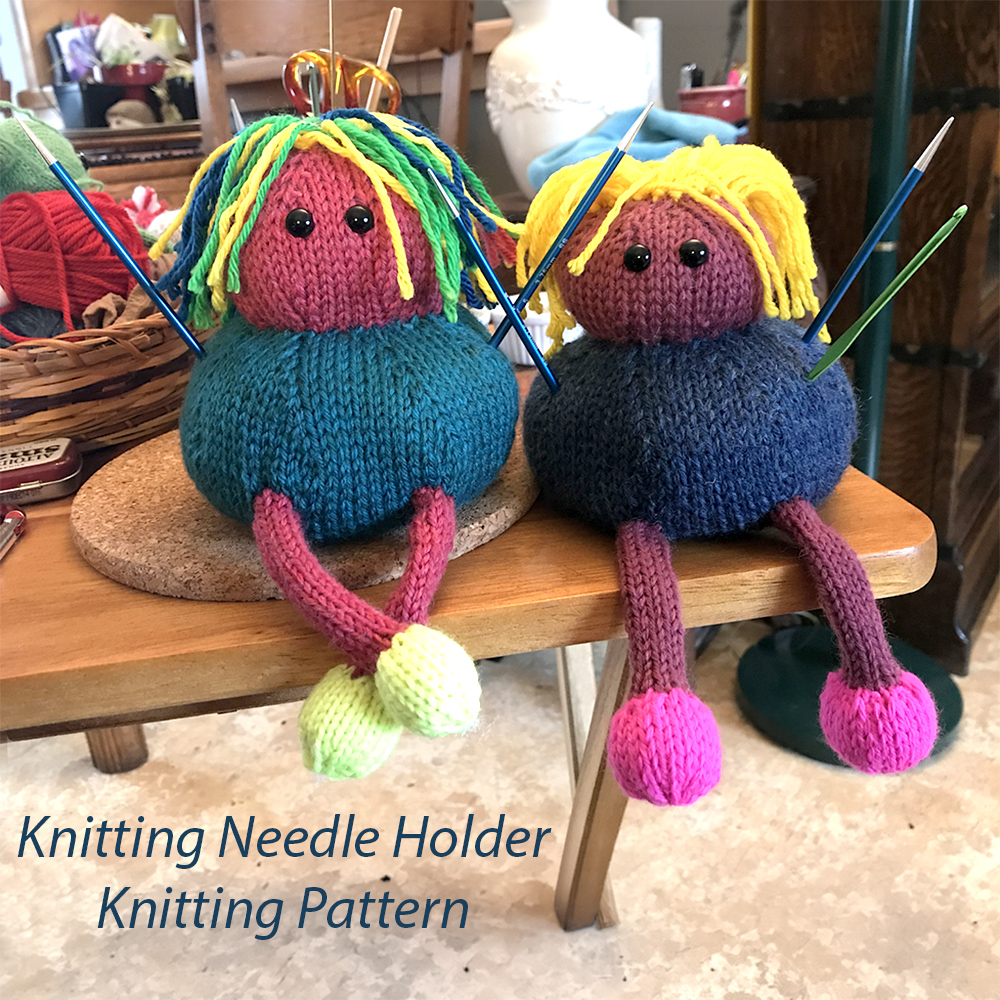 Free Knitting Pattern Needle Cushion Doll Craft Tool
