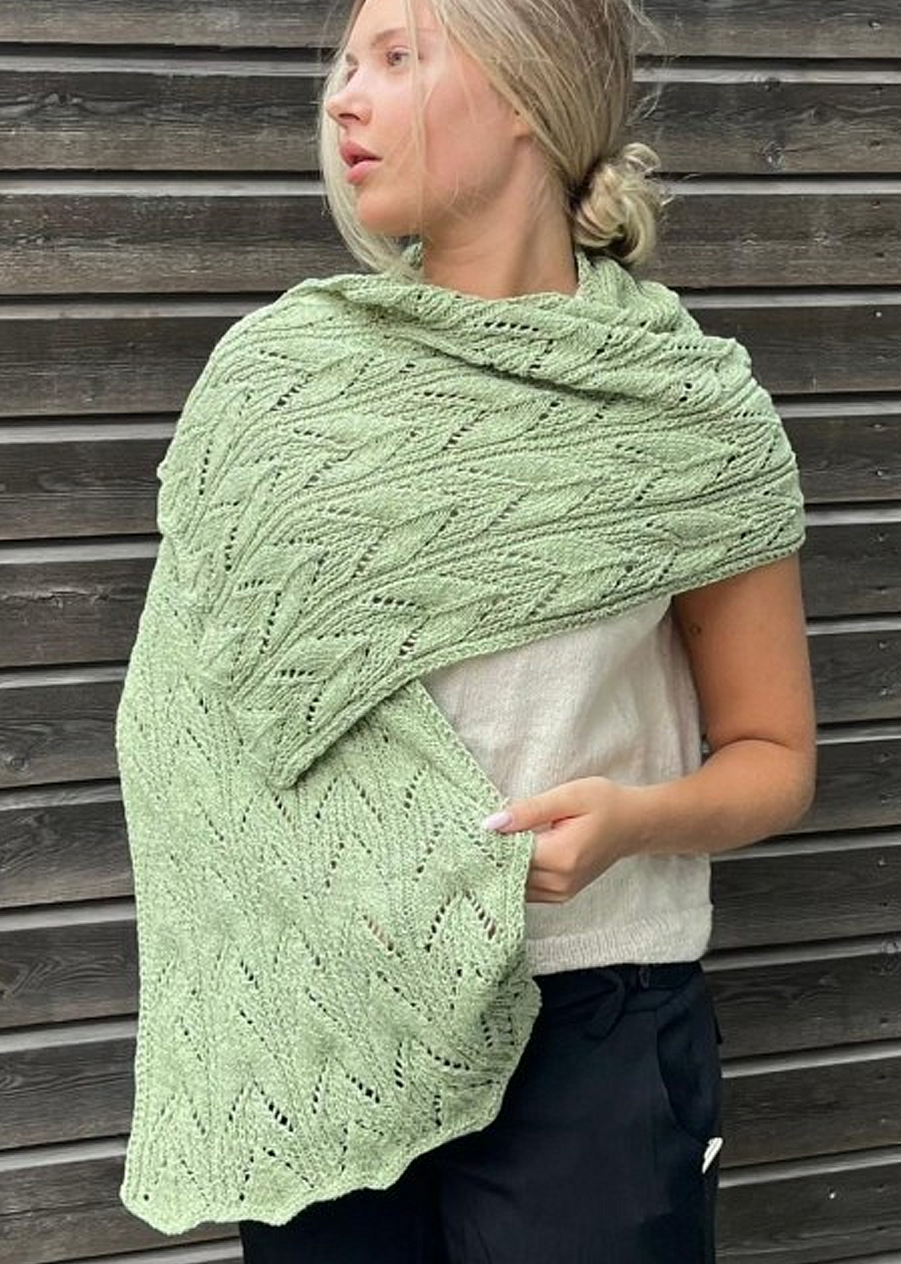 Knitting Pattern for Nellie Shawl