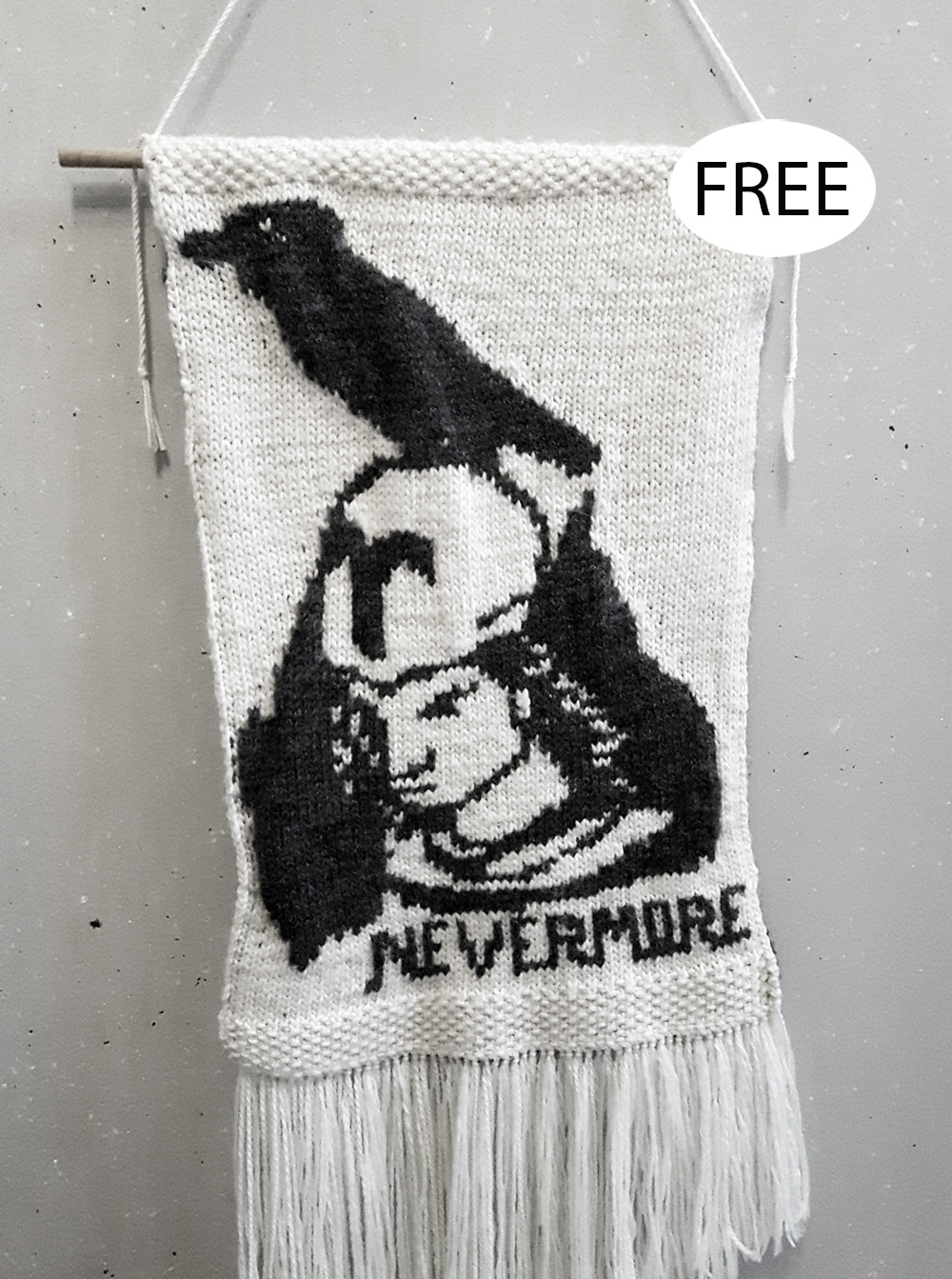 Free Nevermore Knitting Pattern