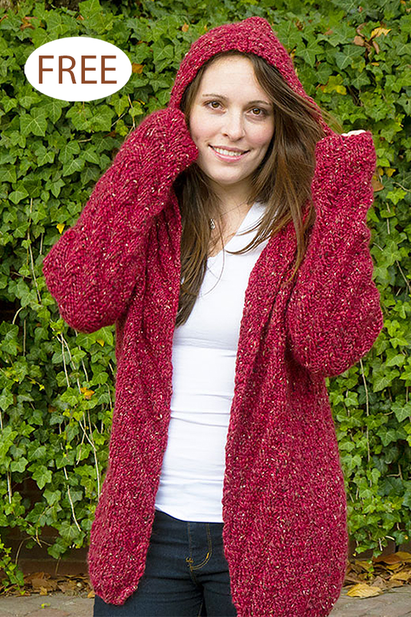 Free Knitting Pattern Niall Hoodie