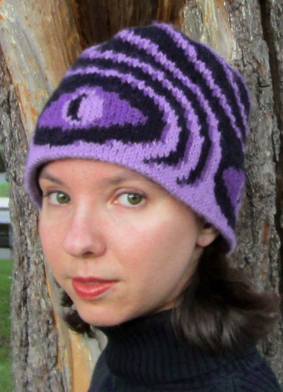 Free Knitting Pattern for Night Vale Hat