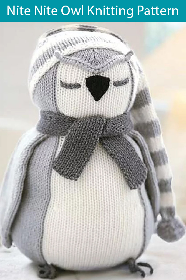Knitting Pattern for Nite Nite Owl