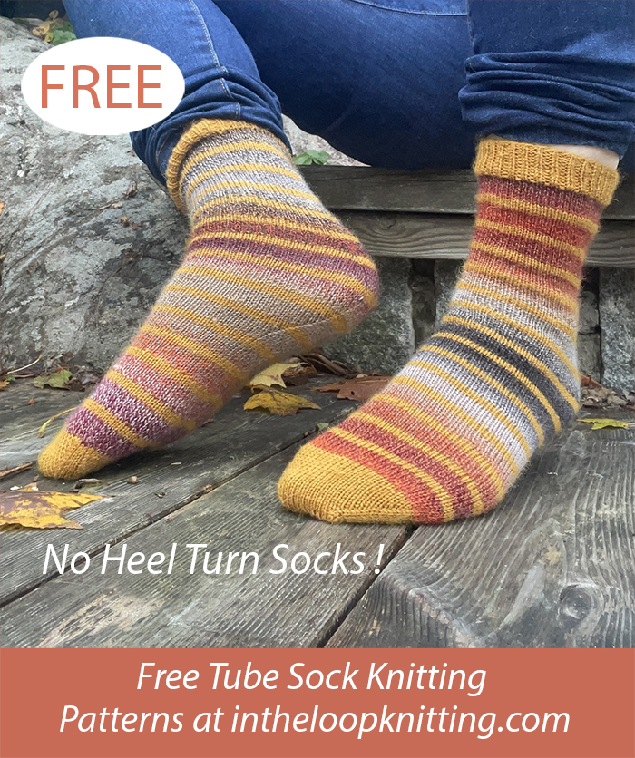 Free No Heel Turn Socks Knitting Pattern