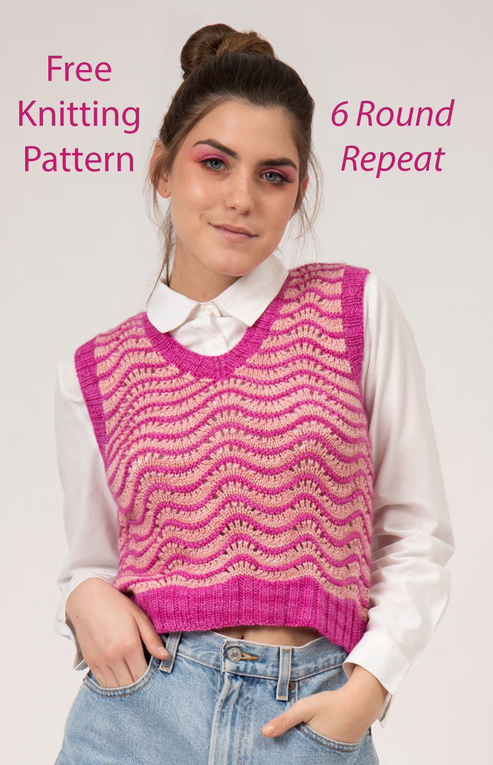 Free Noelia Vest Luana Vest Knitting Pattern
