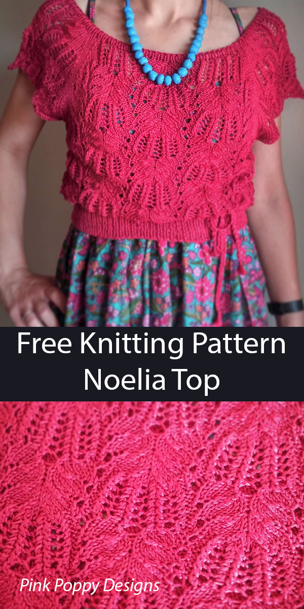 Free Noelia Lace Top Knitting Pattern 