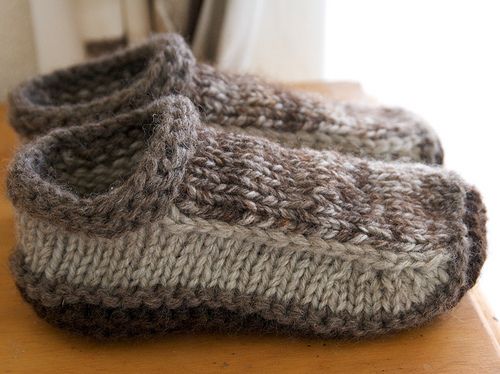 Easy Slipper Knitting Patterns In the Loop Knitting