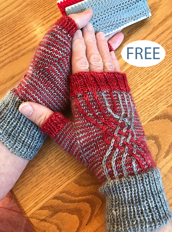 Free Knitting Pattern for Non-Hyphenated Mitts