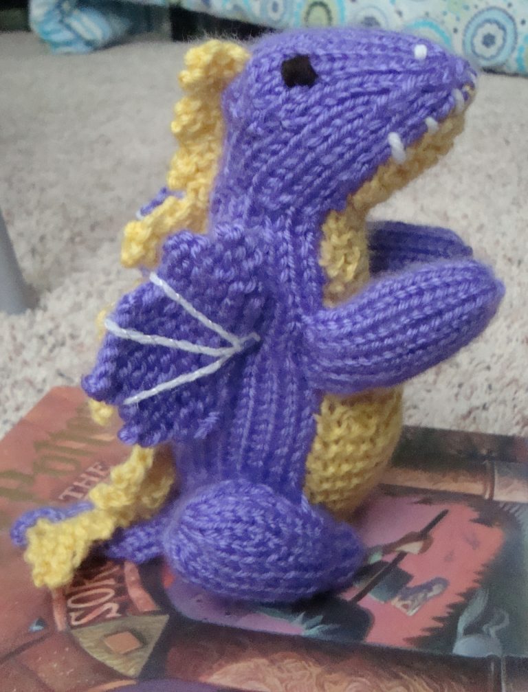 Free Knitting Pattern Norberta Dragon Toy