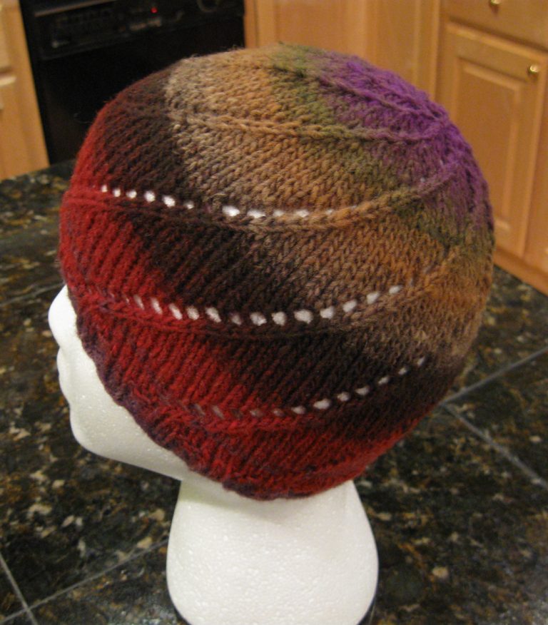 Free knitting pattern for Noro One Skein Spiral Hat