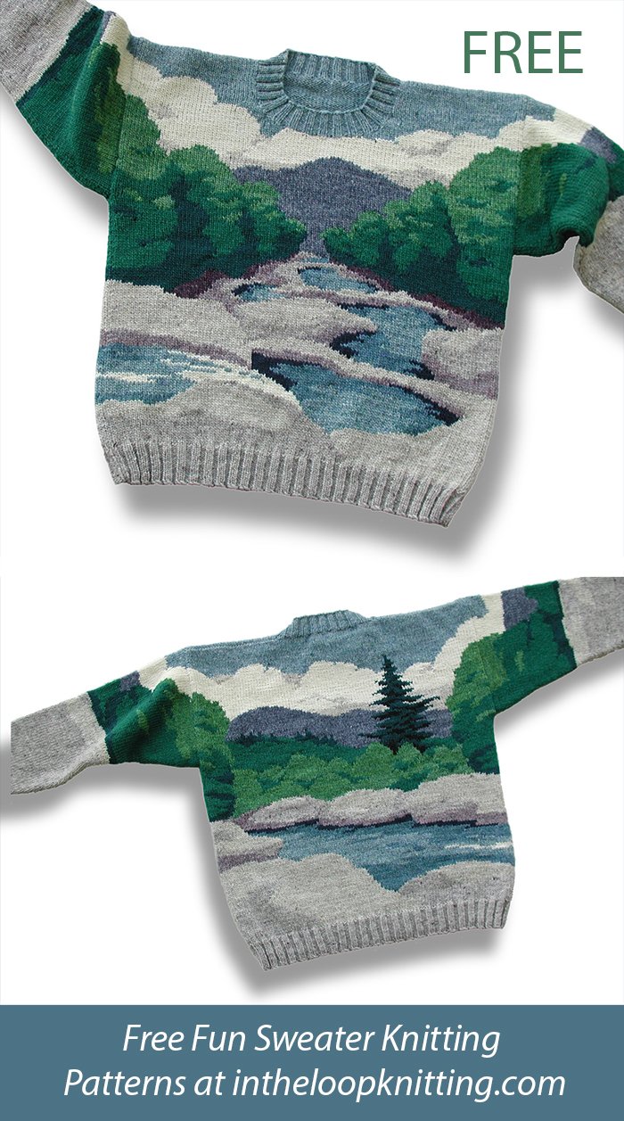 Free Northern Forest Sweater Knitting Pattern