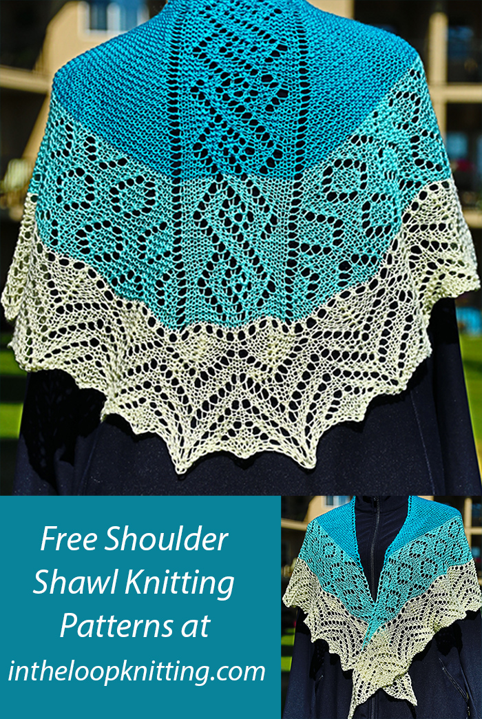 Free Northern Rose Shawl Knitting Pattern	