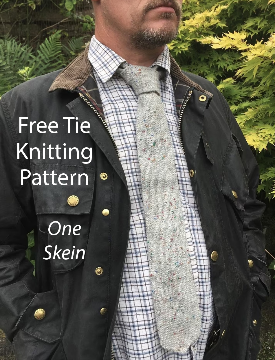 Nuffield Tie Free Knitting Pattern