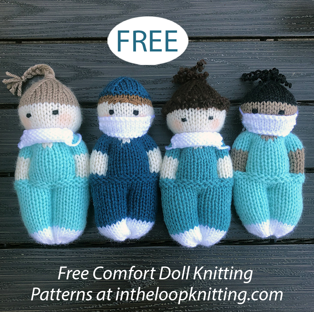 Free Knitting Pattern for Nurse Mates Dolls