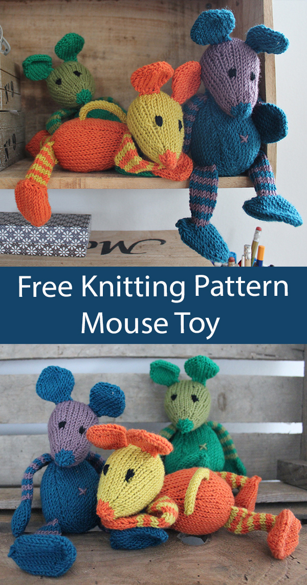 Free Mouse Knitting Pattern Nussemus Cuddle Mouse Toy