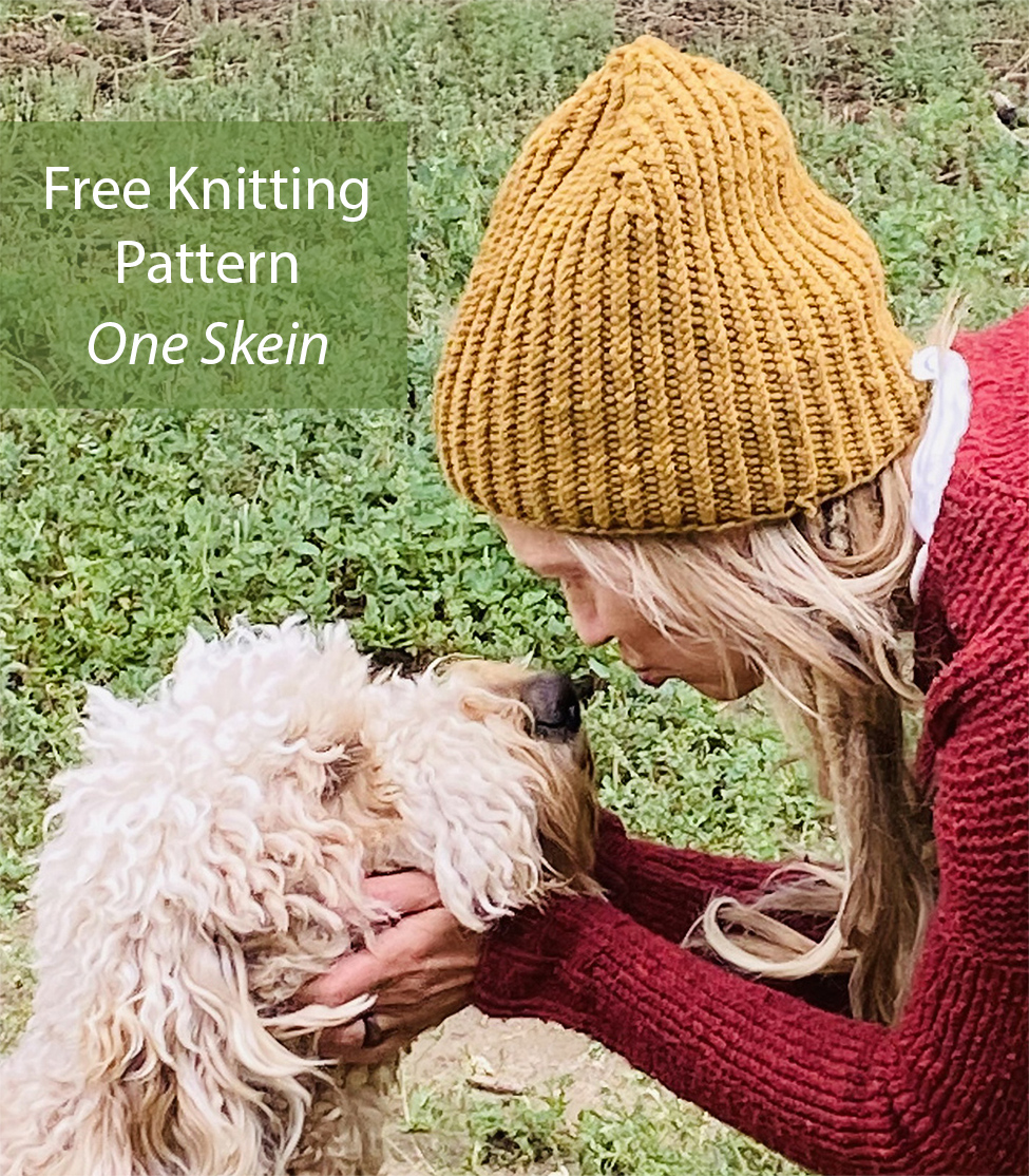 Free One Skein Oasis Hat Knitting Pattern