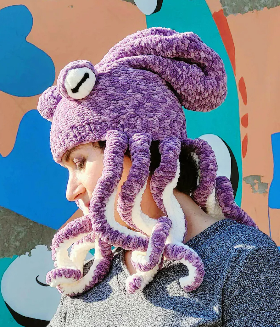 Knitting Patterns for Octopus Hat