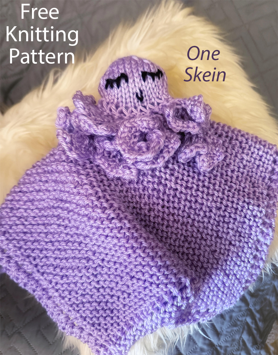 Free Baby Knitting Pattern Octopus Snuggle Blanket