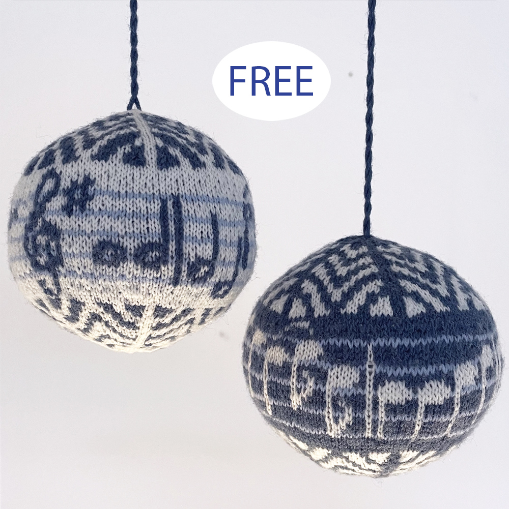 Free Ode to Joy Ornament knitting patterns