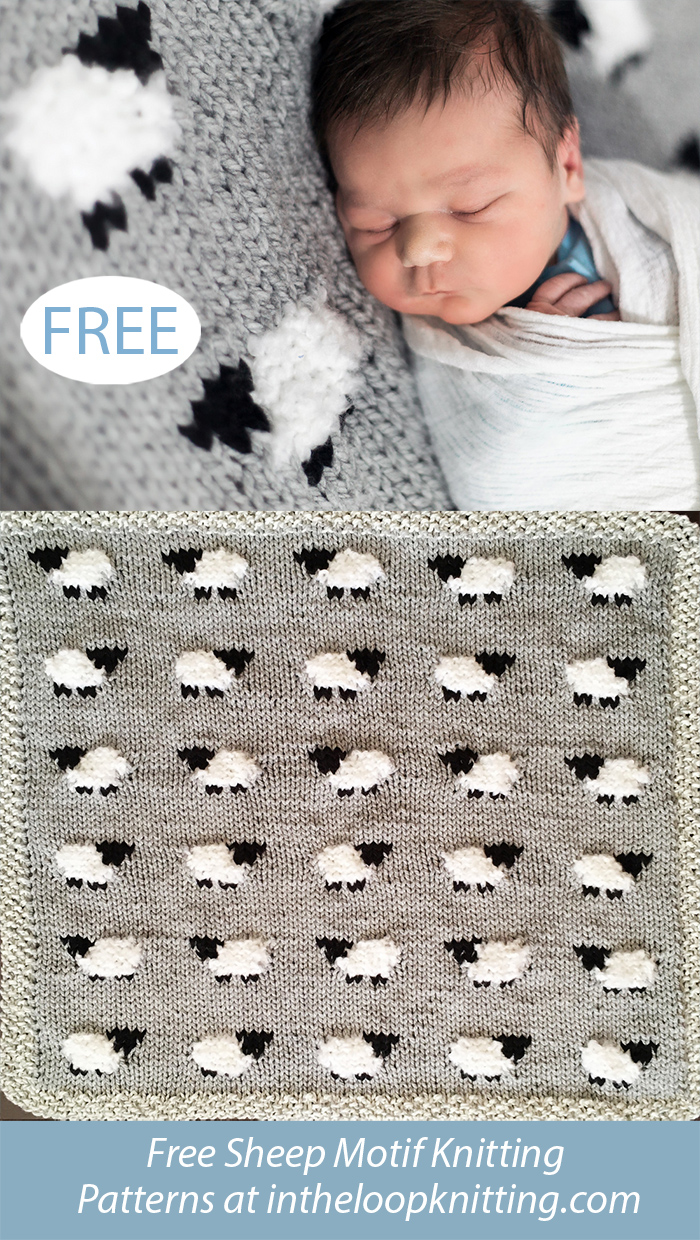 Free Oh My Sheep Blanket Knitting Pattern